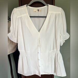 Everleigh White Blouse S
